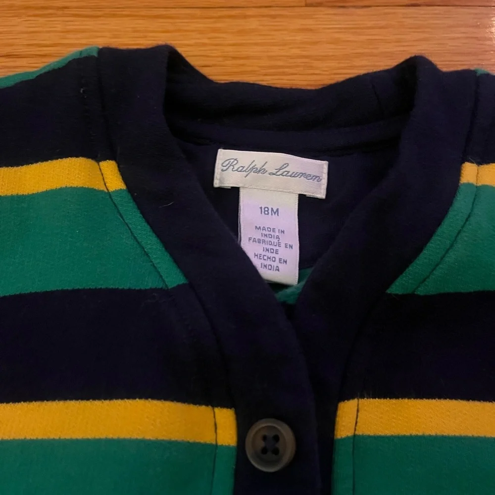 Ralph Lauren little boys cardigan - Picture 3 of 5